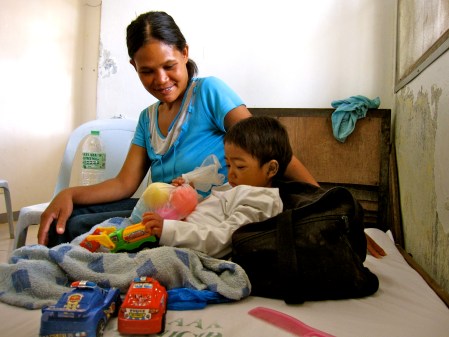 Longlong's village is in an area badly affected but that has seen little relief. A young nurse identified the boy's illness, and appropriate help was obtained from hospital staff trained by UNICEF and partner Action Contre la Faim.